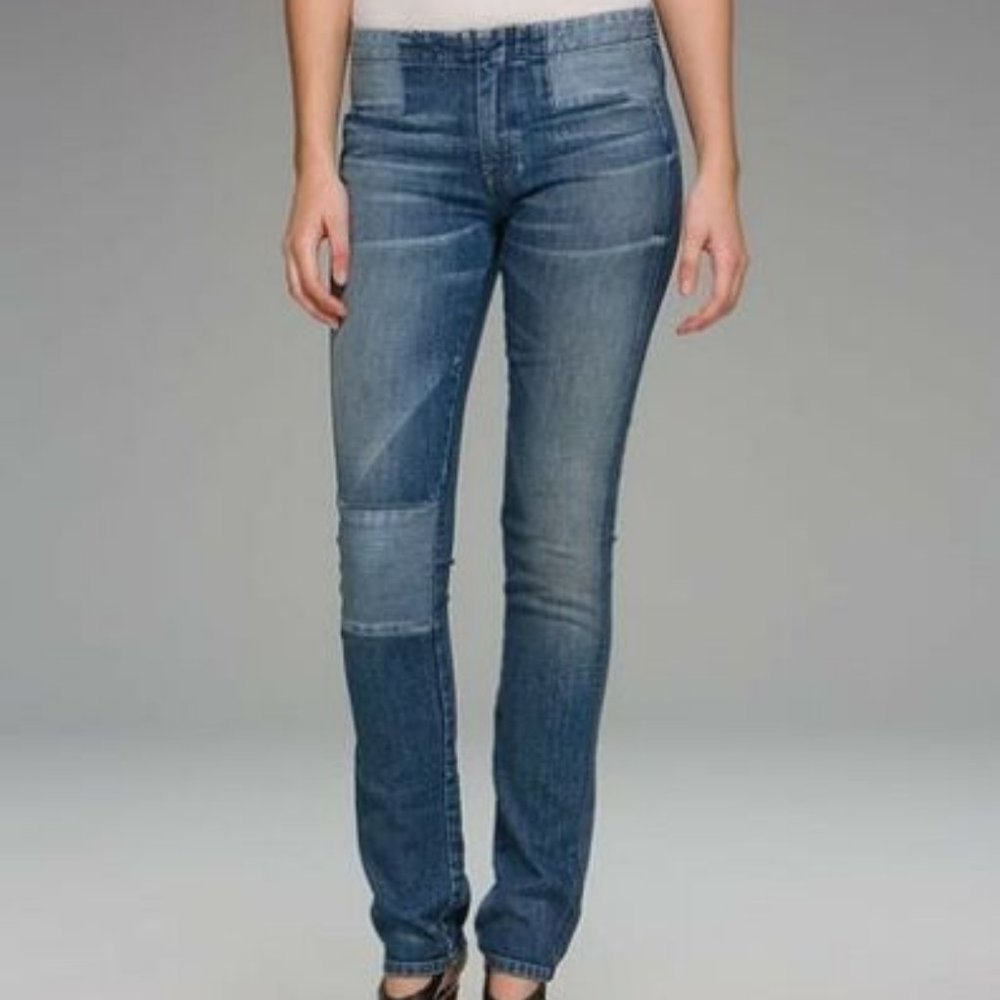 Vince. POCKET Low PATCH Denim JEANS Vintage BLUE